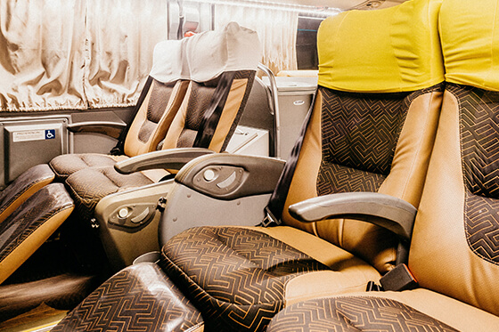 relaxing clearawter charter bus service