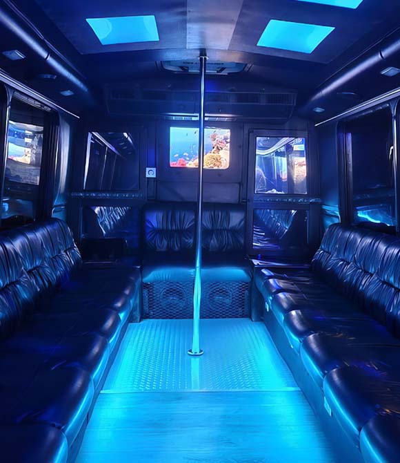 party bus interior