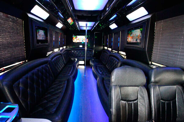 party bus with pole