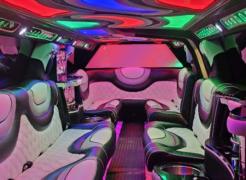 caddy limo with modern features