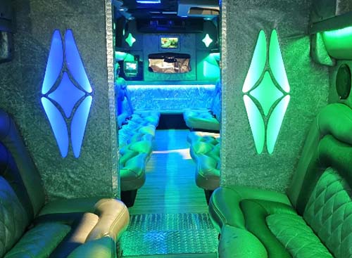 hummer limo interior
