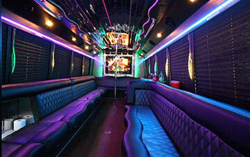party bus interior